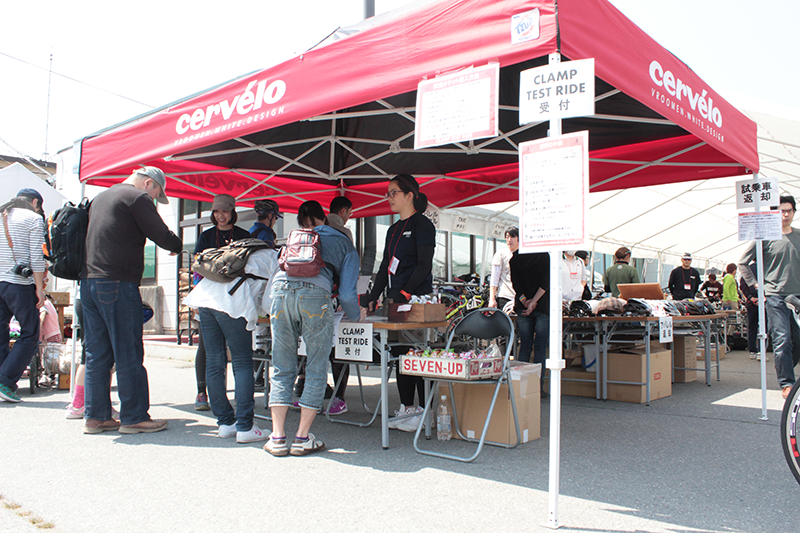 CLAMP　自転車試乗会