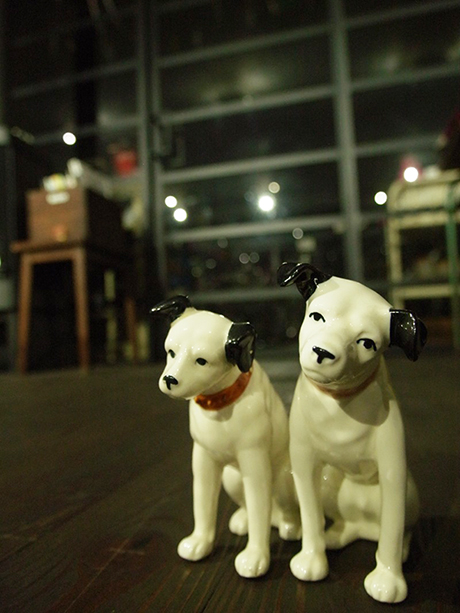 骨董品、古道具　ビクター犬