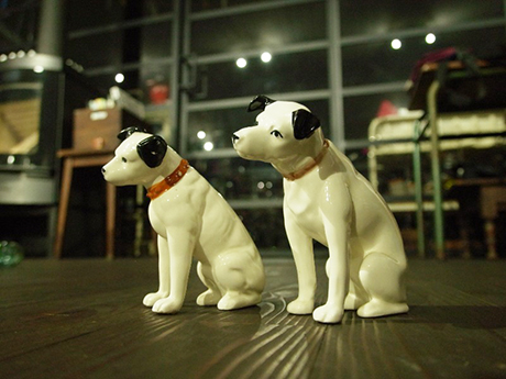 骨董品、古道具　ビクター犬